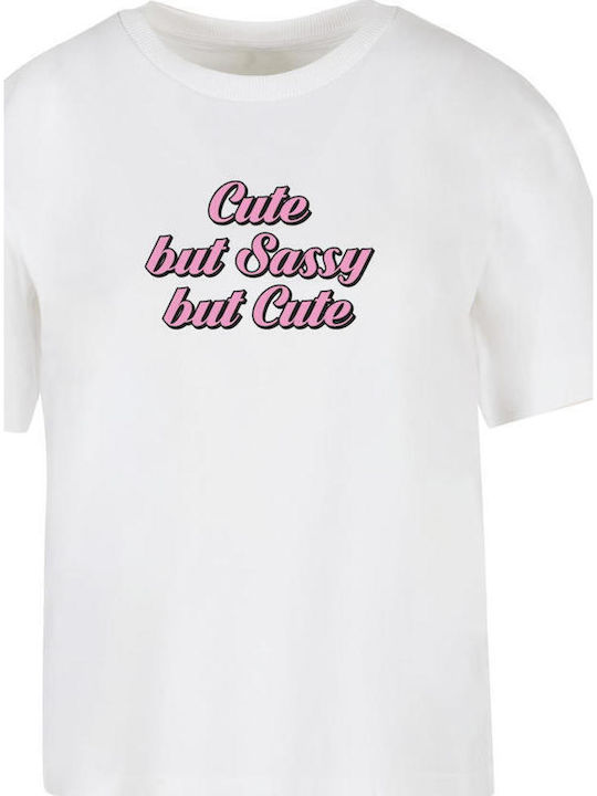 Miss Tee Tricou Alb