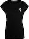 Miss Tee T-shirt Schwarz Baumwolle