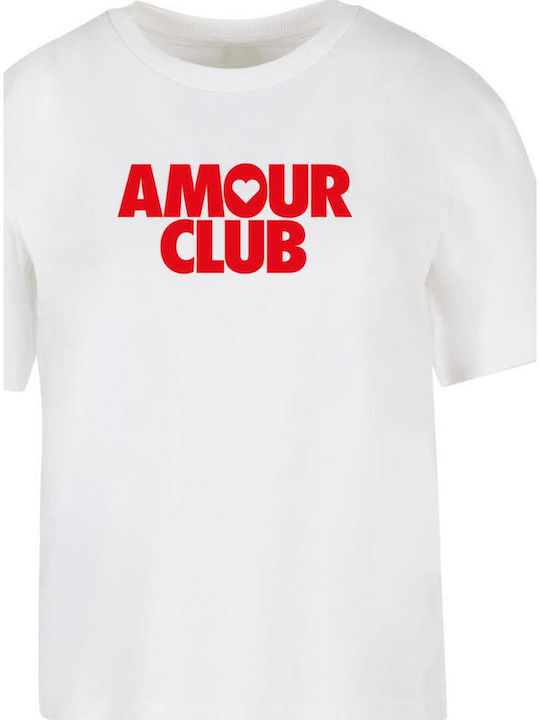 Miss Tee Tricou Alb Bumbac