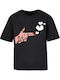 Girl Bang T-Shirt Schwarz