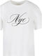 Nyc Calligraphy Letters T-Shirt Weiß