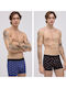 Men's Boxers Blue with Patterns 2Pack