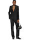 Semicouture Long Women's Blazer Black with Sequins