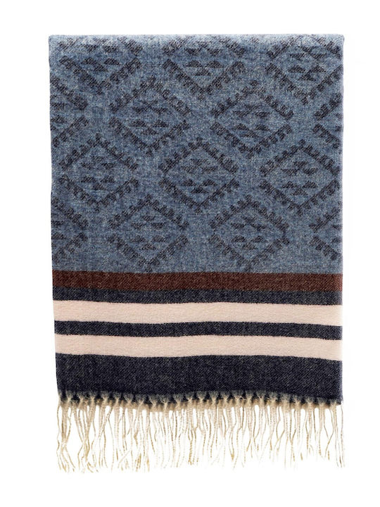 19V69 Damen Schal Blau