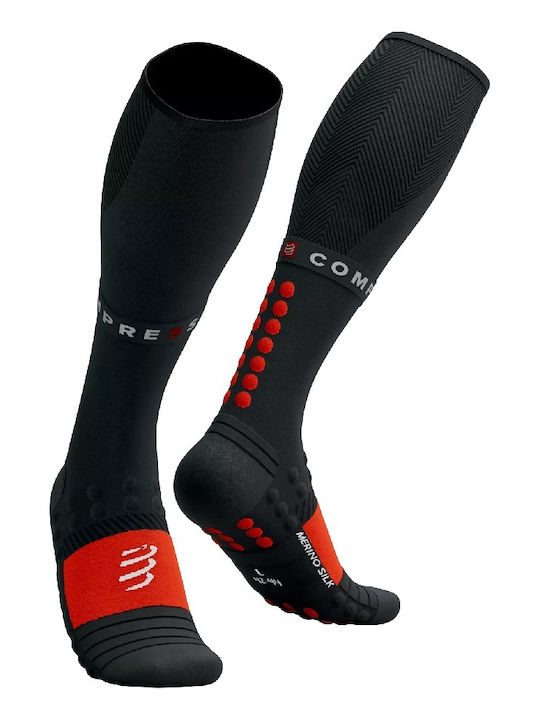 Compressport Full Running Κάλτσες Μαύρες 1 Ζεύγος