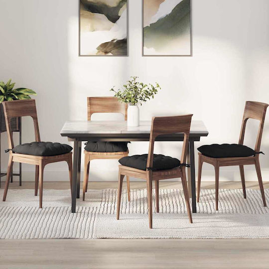 vidaXL Μαξιλάρι Καναπέ Μαύρο 40x40εκ.