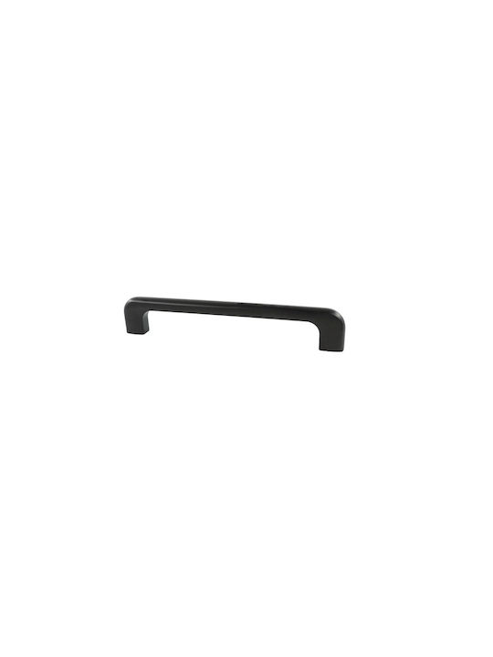 Deco Ceramica Handle Furniture made of Metallic Black with Center Distance 128mm SN611 1pcs