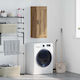 vidaXL Bathroom Cabinet L34.5xW34xH90cm Oak
