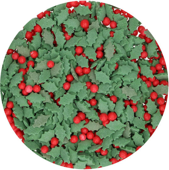 Decorațiuni Comestibile Pentru Torturi Holly Mix 55 G – Funcakes