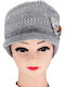 Elegant Дамска Вълнена Тракийска Сива Cap