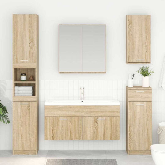 vidaXL Waschtisch ohne Waschbecken L38.5xB38.5xH46cm Sonoma Oak