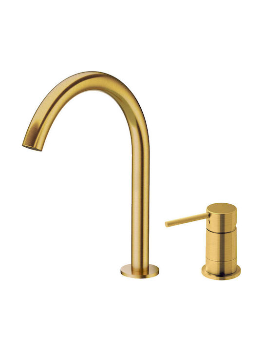 Eurorama Mixing Sink Faucet Gold