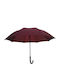Automatic Umbrella with Walking Stick Red