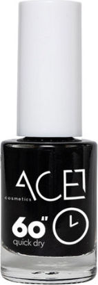 ACE Cosmetics Гланцов Лак За Нокти Бързо Съхнещ 004 Черен