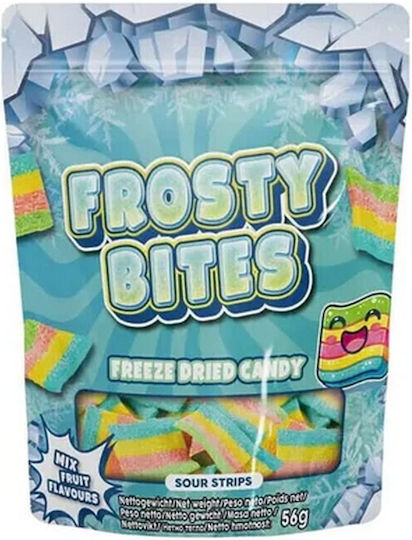 Frosty Bites Saure Streifen Gefriergetrocknete Süßigkeiten 56g
