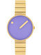 Picto Damen Uhr mit Gold Metallarmband