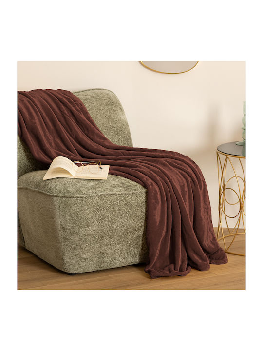 A-s Ollis Κουβέρτα Fleece Ημίδιπλη 180x230εκ. T...
