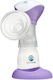 Pompa de sân simplă electrică Funcționează cu baterie Fără BPA Violet 180ml