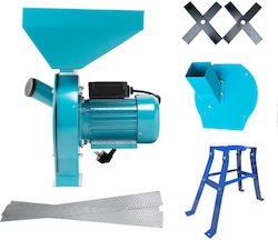 Electric Grain Mill Set 3 In 1 4.2 Kw 3200 Rpm 300 Kg H Feed Adapter Universal Stand 20 Hammers 4 Bags 4 Sieves Gloves Cobi Smart Electric Grain Mill Set 3 In 1 4.2 Kw 3200 Rpm 300 Kg H Feed Adapter Universal Stand 20 Hammers 4 Bags 4 Sieves Gloves Cobi Smart