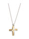 Visetti Kreuz aus Stahl mit Kette