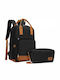 Miss Lulu Backpack Μαύρο
