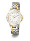 GC Watches Γυναικείο Ρολόι 36mm Μπαταρίας με Γκρι Μεταλλικό Μπρασελέ