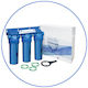 Aqua Filter Wasserfiltrationssystem Unter der Spüle Durchmesser ½" HPRN12-B-TRIPLE