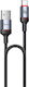 Yesido USB 2.0 Cable USB-C male - USB-A 18W Μαύρο 1.2m