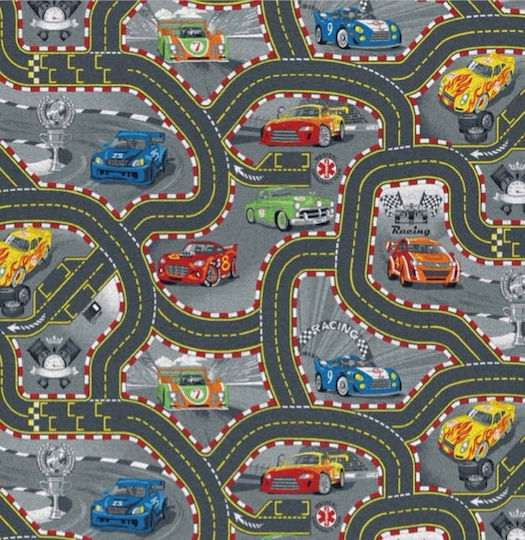 Persika Kids Synthetic Rug Racers Road 140x200cm