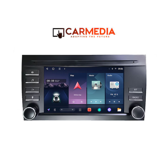 Carmedia Ηχοσύστημα Αυτοκινήτου για Porsche Cayenne 2002-2011 (Bluetooth/USB/WiFi/GPS/Apple-Carplay/Android-Auto) με Οθόνη Αφής 7"