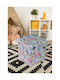 Scaune Camera de zi Cu spațiu de depozitare Tapițat cu Țesătură Multicolor 38x38x37.5buc