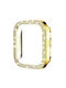 Apple Watch Ultra 3 2 1 49mm Xdfind Double Row Diamond Hollow Watch Case PC Gold