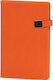 Pyrographic Leatherette Notebook Ruled Orange 1...