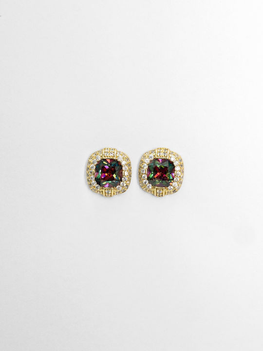 Chrysothemiss Cercei Femei Aurora Luxe Pătrați Piatră Irizată Zircon Chrysothemiss Cercei Femei Aurora Luxe Pătrați Piatră Irizată Zircon