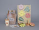 Jabadabado Jabadabado Wooden Fast Food Toys for 2+ Years