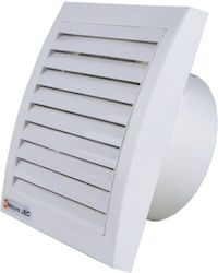Mmotors De perete Ventilator de Baie Alb Mmotors De perete Ventilator de Baie Alb