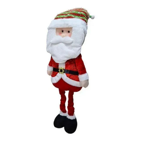 Weihnachtsmann Plüsch Puppe Άγιος Βασίλης 90 cm Höhe Zusammenklappbare Beine – My93102a – 501425