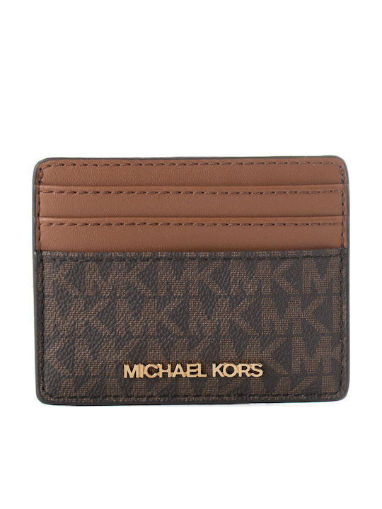 Wallet For Cards Малка Дамско Портмоне Карти Кафяв