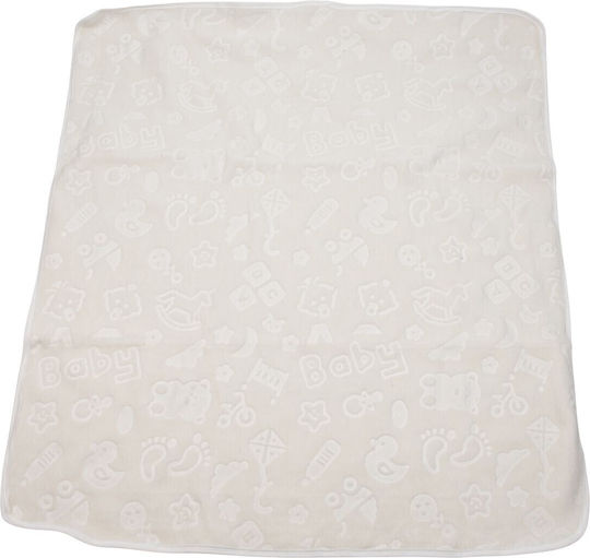 Kamtex Baby Pătură Pepinieră Swaddling pături Fleece Bej 90x100cm