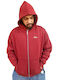 Sweatshirt with Hood Red