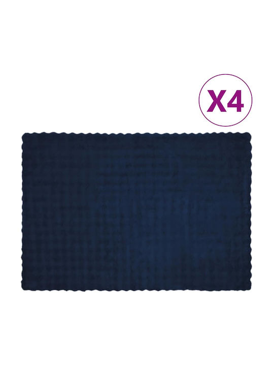 vidaXL Одеяло Космено Еднолицево 150x220см Светлосиньо Синьо