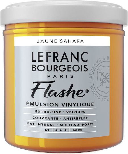 Lefranc & Bourgeois 125ml Flashe Acrylic 194 Series 1 Sahara Yellow