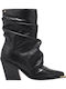 Leather Women's Ankle Boots Black
