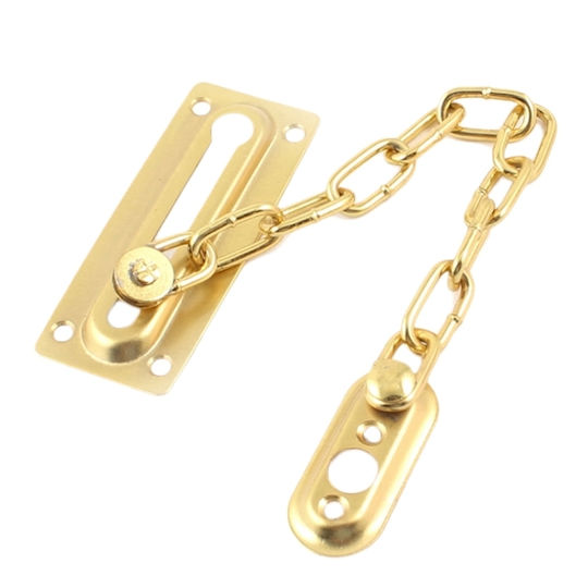 Sicherheits Türkette Mit Vorhängeschloss Türgriff Für Zuhause Rundes Gold