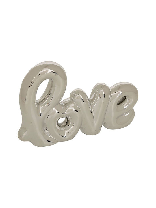 Room Decorative 21.4x4x14 A-s Love 211740 Silve...