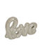Διακοσμητικό Χώρου 21.4x4x14 A-s Love 211740 Silver 21.4x4x14