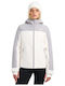 Women's Lifestyle Jacket Waterproof for Winter with Hood Gray