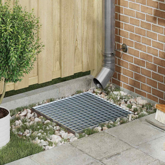 Vidaxl Silver Mesh 50 X 50 X 2 Cm Galvanized Steel Cold Dipped