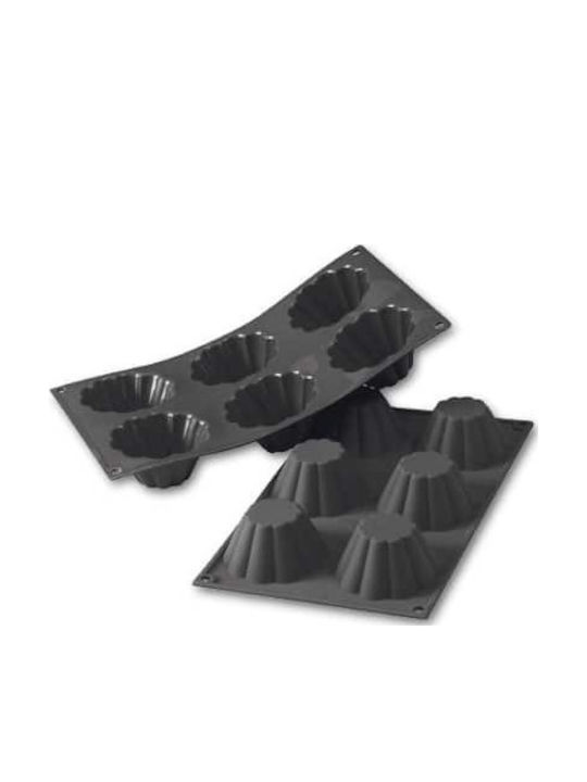 Martellato Backform Silikon 6 Plätze 1cm
