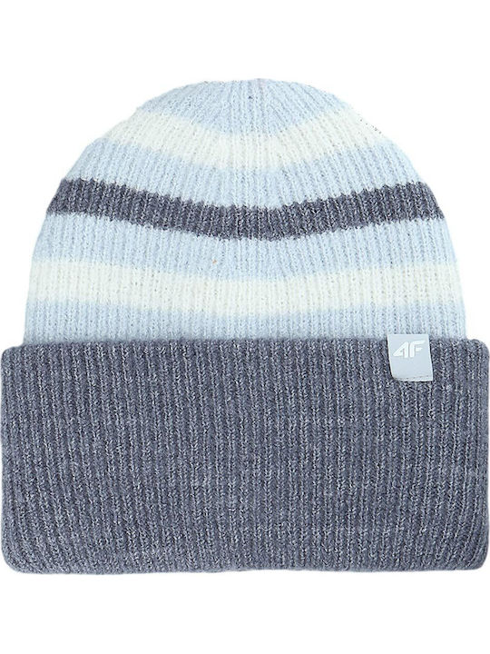 Beanie Γυναικείος Σκούφος Πλεκτός σε Γαλάζιο χρώμα
